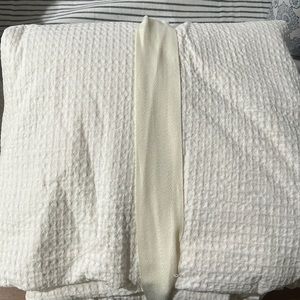 Threshold waffle duvet set king